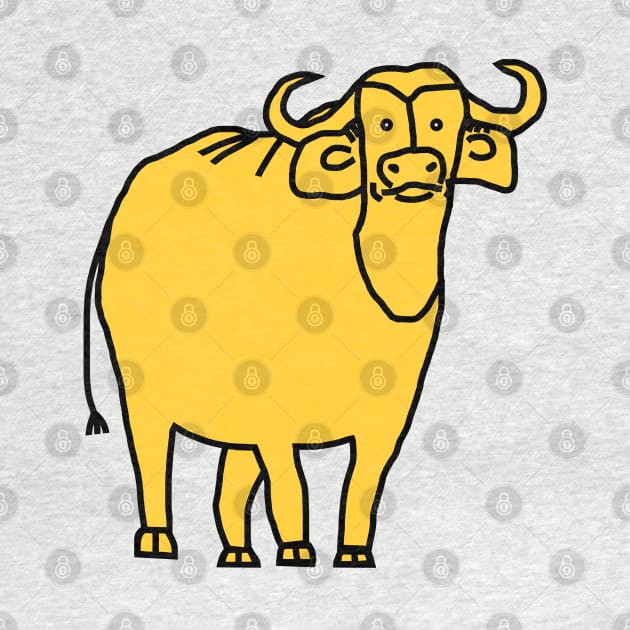 Yellow Ox by ellenhenryart